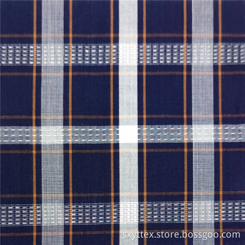 Plaid Yarn Dyed Cotton Dress Fabric Women